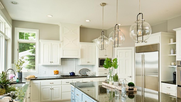 modern kitchen interior 3d