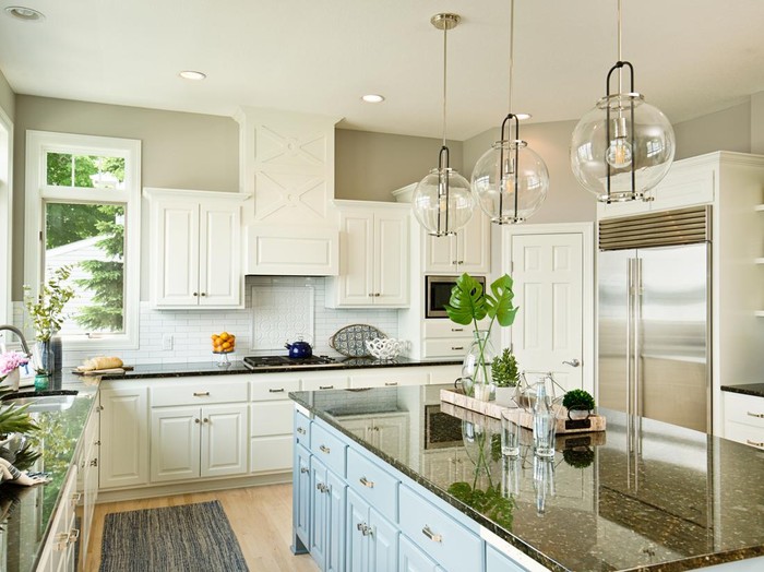 modern kitchen interior 3d