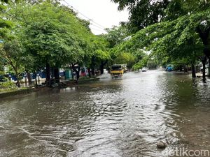 Hujan Seharian, Jalan Pendidikan-Alauddin Makassar Banjir