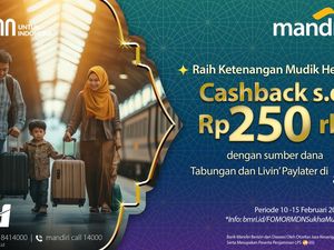 Beli Tiket Mudik Kereta Api di Livin Sukha, Cashback hingga Rp 250 Ribu!