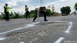 Aksi Cegah Kecelakaan Lalu Lintas di Mojokerto