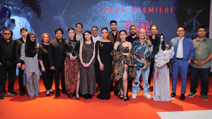 Gandhi Fernando Aktor Gandhi Fernando hadir di gala premiere film horor Anak Kunti di Kuala Lumpur.