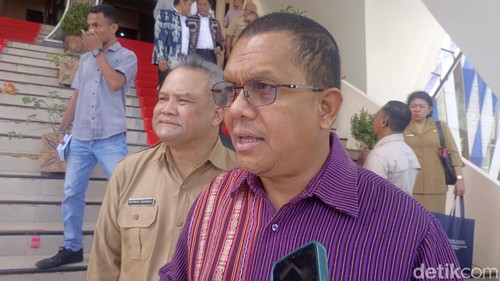 Gubernur NTT terpilih, Melki Laka Lena. (Foto: Simon Selly/detikBali)