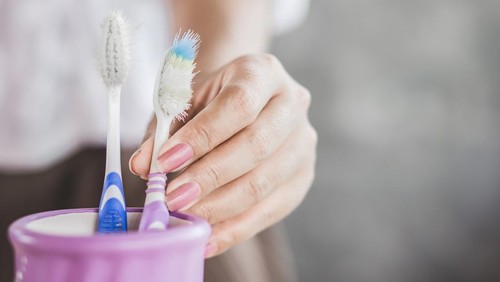 Ilustrasi sikat gigi