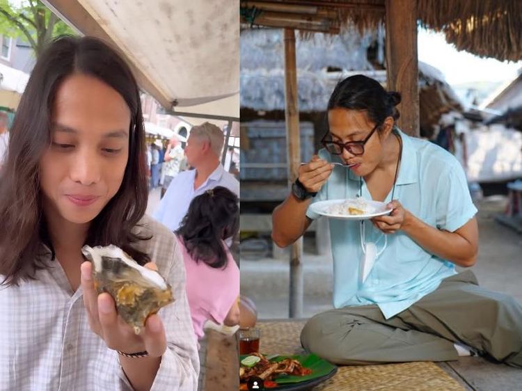 Dikta Wicaksono Doyan Makan Tiram hingga Makan Lesehan