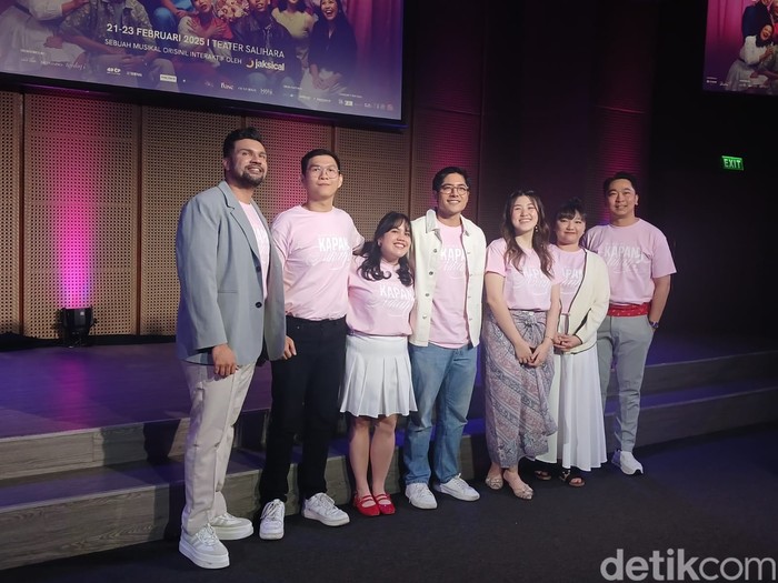 Jumpa pers Drama Musikal Kapan Nikah Digelar di Galeri Indonesia Kaya (GIK), Jakarta Pusat, pada Senin (10/2/2025).