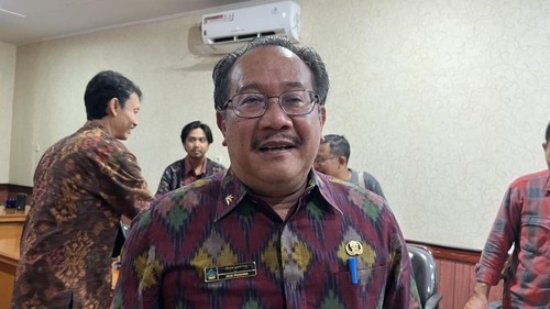 Kepala Dinas Komunikasi Informasi dan Statistik Bali Gede Pramana di kantornya, Selasa (11/2/2025).