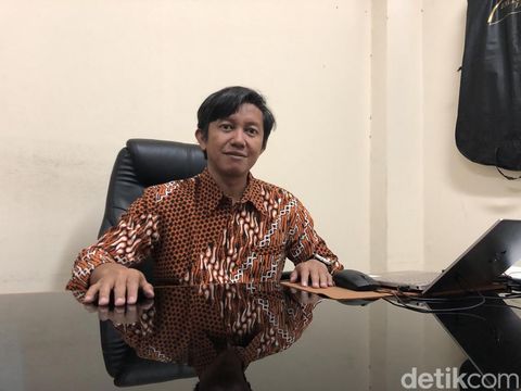 Ketua PSEKUIN UPN Veteran Jogja, Ardito Bhinadi,  Selasa (11/2/2025).