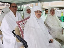 Megawati Umrah Disapa Indonesia oleh Jemaah Asing