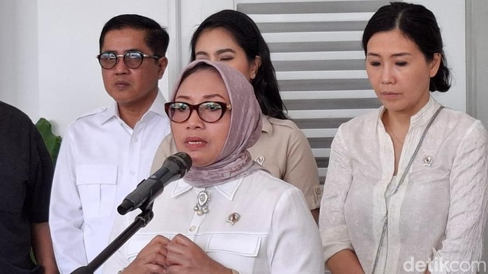 Menteri Pemberdayaan Perempuan dan Perlindungan Anak (PPPA) Arifatul Choiri Fauzi (Brigitta Belia/detikcom)