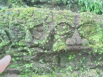 Misteri Pahatan Wajah Tebing Umbul Cokro Klaten, Dekat Tidak Terlihat