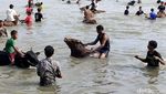 Potret Tradisi Rasol di Pulau Bawaen