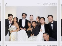 7 Gaya Hitam-Putih Tamu Artis di Resepsi Pernikahan Angga Yunanda & Shenina