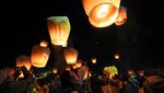 Saat Ratusan Lampion Terangi Langit Taiwan Rayakan Tahun Ular