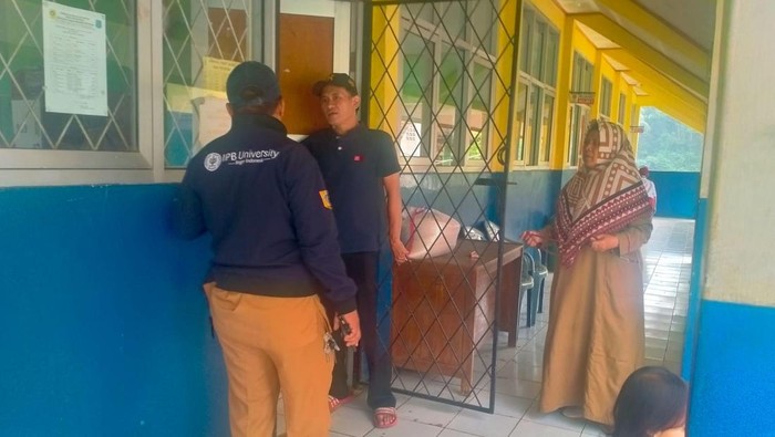 Salah satu sekolah yang menjadi korban pencurian di Bogor