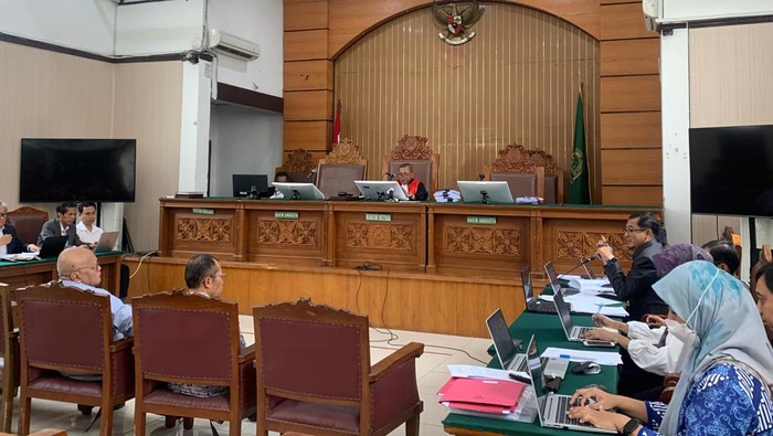 Sidang praperadilan Hasto Kristiyanto (Mulia/detikcom)