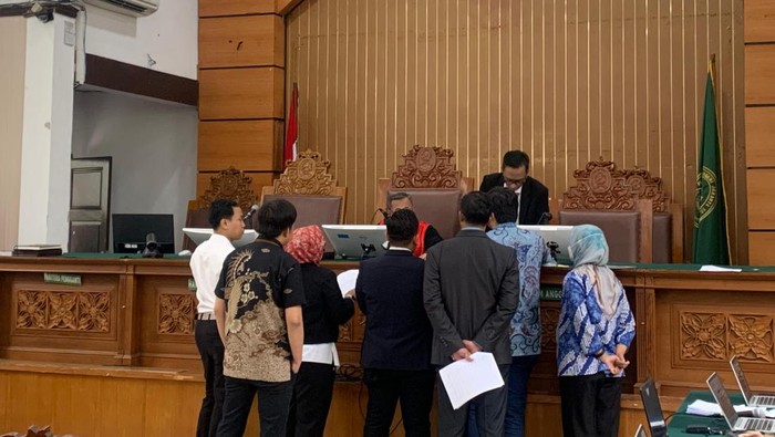 Sidang praperadilan Hasto Kristiyanto (Mulia/detikcom)