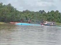 4 Orang Tewas-3 Hilang setelah Speedboat di Bulungan Tabrak Kayu-Tenggelam