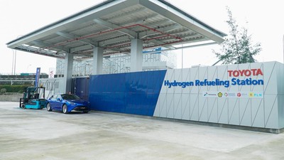 Penampakan Stasiun Pengisian Bahan Bakar Hidrogen Milik Toyota Indonesia