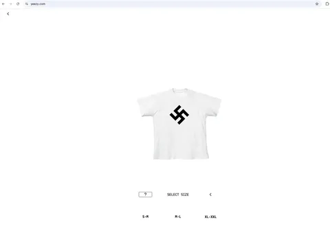 T-Shirt Nazi Kanye West