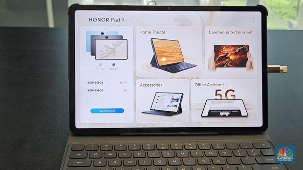 Tablet Honor Pad 9. (detikai.com/Intan)