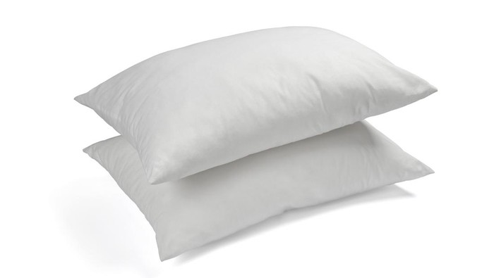 bantal putih bersih