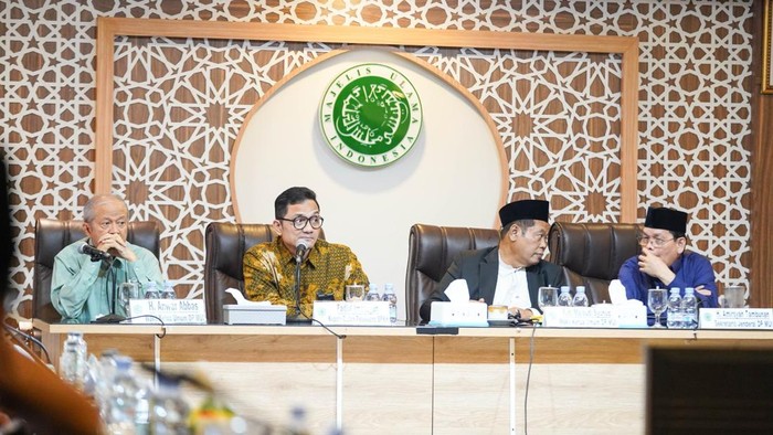 BPKH-MUI meneken kerja sama di Kantor MUI Pusat, Jakarta, Selasa (11/2/2025)