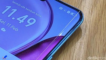 Sistem kamera Honor X9c mencakup kamera utama 108 MP (f/1.8, wide, OIS) dan 5 MP (ultra-wide), mendukung perekaman video 4K dengan stabilisasi optik. Kamera depan 16 MP (wide) cocok untuk selfie dan vlogging dengan kualitas 1080p. / Foto: Adi Fida Rahman/detikINET