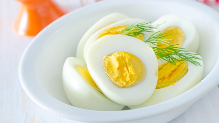 Ilustrasi telur rebus