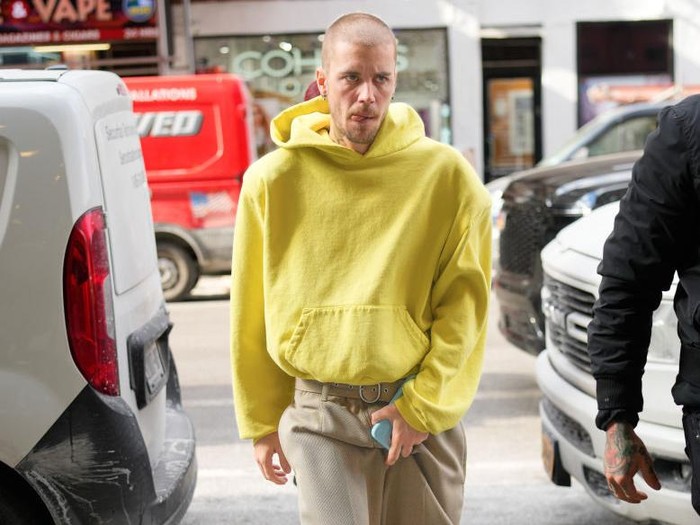 Justin Bieber NEW YORK, NY - JANUARY 29: Justin Bieber is seen on January 29, 2025 in New York City. (Photo by XNY/Star Max/GC Images)