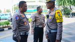 Potret Kakorlantas Pantau Operasi Keselamatan Jaya 2025 di Bundaran HI