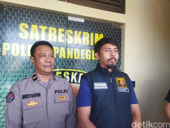 Kanit PPA Satreskrim Polres Pandeglang IPDA Robert Sangkala. (Dok Aris Rivaldo/detikcom).