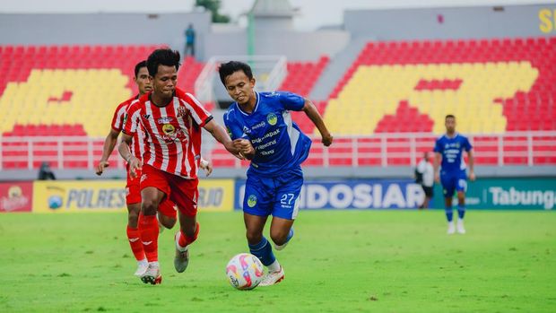 Laga Deltras FC vs PSIM Jogja di Stadion Gelora Delta, Sidoarjo, Rabu (12/2/2025).