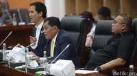 Rapat tersebut membahas rencana efisiensi atas anggaran belanja Kementerian/Lembaga tahun anggaran 2025.