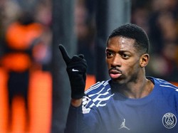 Dembele jadi pemain PSG dengan kontribusi gol terbanyak di satu edisi Liga Champions pada musim ini (12 kali). Dembele kemas delapan gol dan empat assist (AFP)