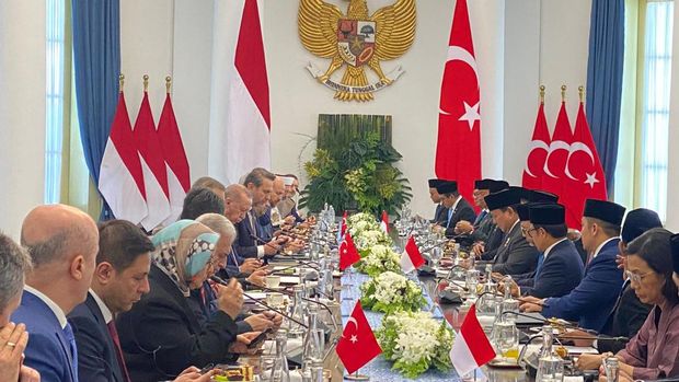 Pertemuan antara Prabowo Subianto dan Recep Tayyip Erdogan di Istana Kepresidenan Bogor (dok istimewa)