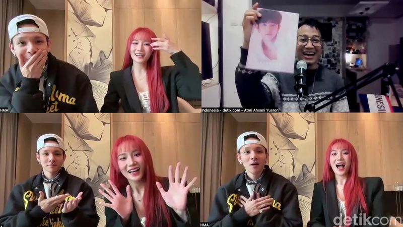 Wawancara detikpop bareng Samuel dan Hoàng Mỹ An via Zoom beberapa waktu lalu.