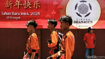Suasana Jalan Suryakencana Bogor Jelang Perayaan Cap Go Meh