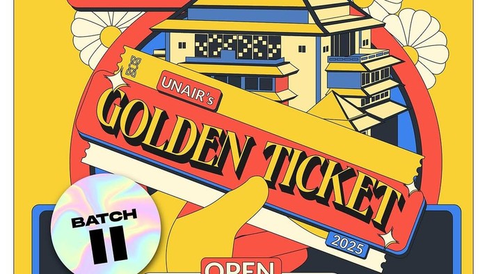 Unair buka Golden Ticket Batch 2 2025. Buruan daftar!