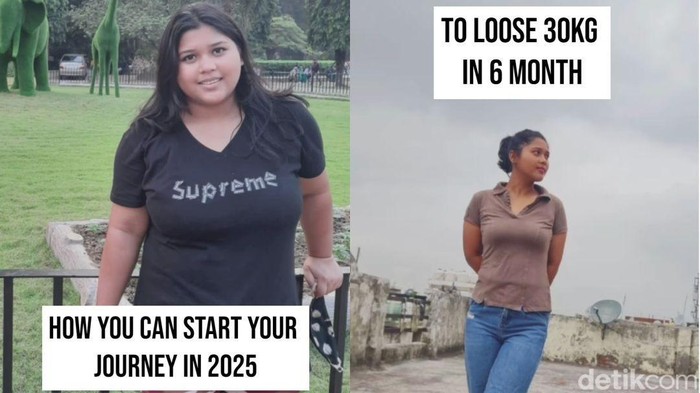 Wanita 24 Tahun Sukses Pangkas BB 30 Kg, Transformasinya Bikin Pangling