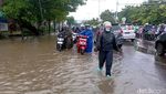 Potret Terkini Jalan Perintis Kemerdekaan Makassar Macet gegara Banjir