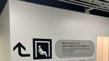 Ruang khusus untuk orang dengan autisme dan disibilitas lainnya yang sedang mencari ketenangan. Lokasi ada di Bandara Narita. Foto: PurpleWallaby999 via Bored Panda