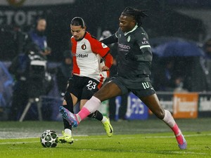 Feyenoord Vs Milan: Rossoneri Tertinggal 0-1 di Babak I