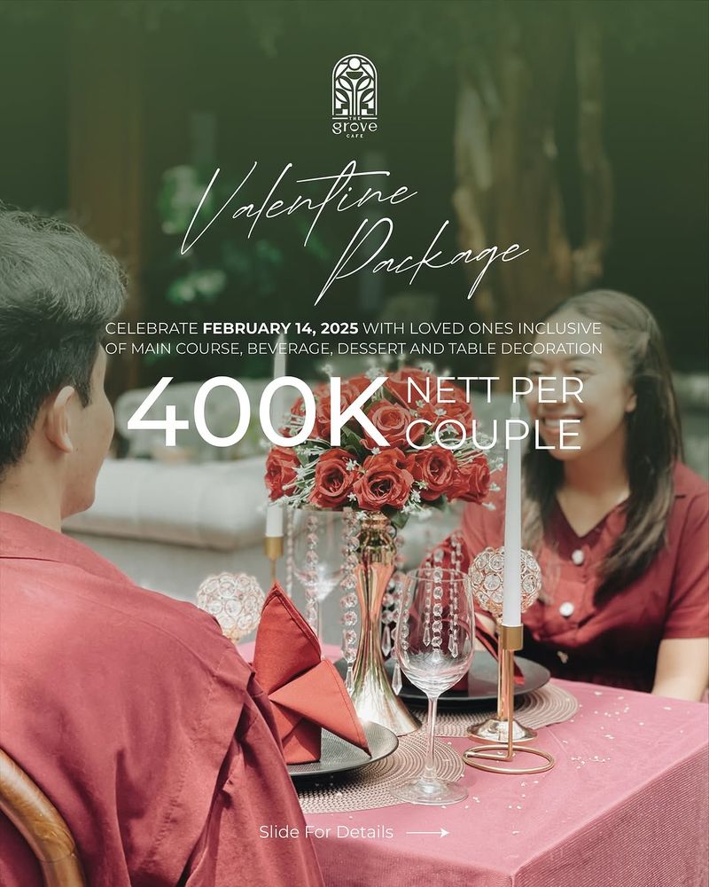 Kafe romantis di Malang: The Grove Café.