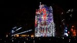 Keren! Video Mapping Sulap Gedung Jadi Hutan Digital