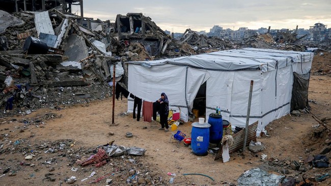 Kondisi Warga Gaza Berjuang Hadapi Musim Dingin Kondisi Warga Gaza Berjuang Hadapi Musim Dingin