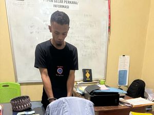 Tampang Pria yang Kepergok Hendak Curi Celengan Masjid di Parepare