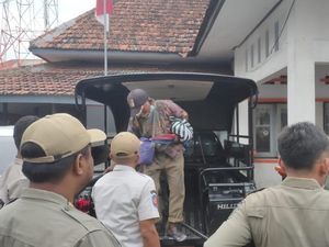Pengemis di Kota Kediri Bawa Uang Rp 40 Juta Terjaring Razia