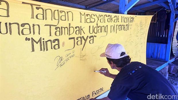 Penolakan Warga Terkait Pembangunan Tambak Udang di Surade, Sukabumi