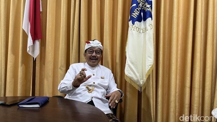 PHRI Bali Tjokorda Oka Artha Ardana Sukawati alias Cok Ace. (Foto: Rizki Setyo/detikBali)